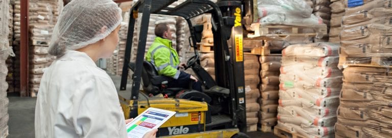 Health and Safety Inspection in warehouse