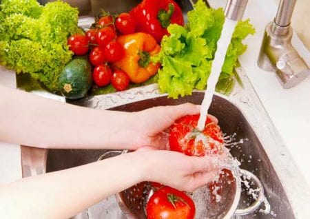 Food Handling (Washing Veg.)